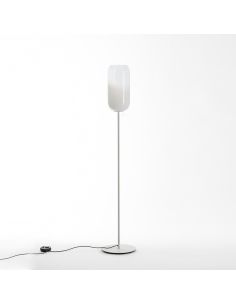 Artemide Gople Lampada Da Terra Bianco E Bianco Sfumato