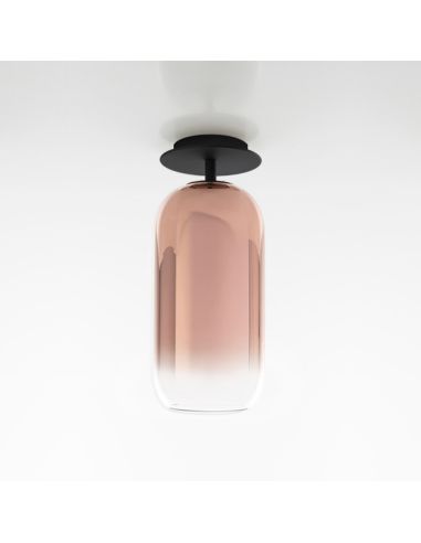 Artemide Gople Lampada Soffitto Nero E Rame