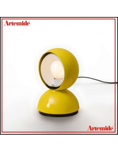 Eclisse Lampada Da Tavolo Artemide Giallo