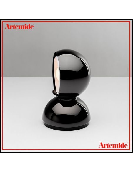 Eclisse Lampada Da Tavolo Artemide Nero Matto