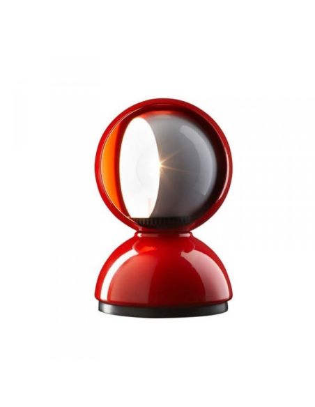 Artemide Eclisse Rosso Lampada Tavolo