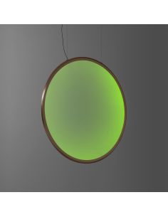 Artemide Discovery Vertical 100 Rgb E Lampada Da Sospensione Bronzo