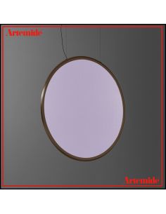 Artemide Lampada Sospensione Discovery Vertical 100 Bronzo Integralis Wv App