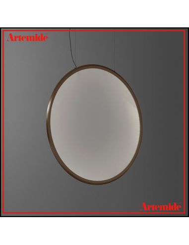 Artemide Lampada Sospensione Discovery Vertical 100 Bronzo Integralis Wv App