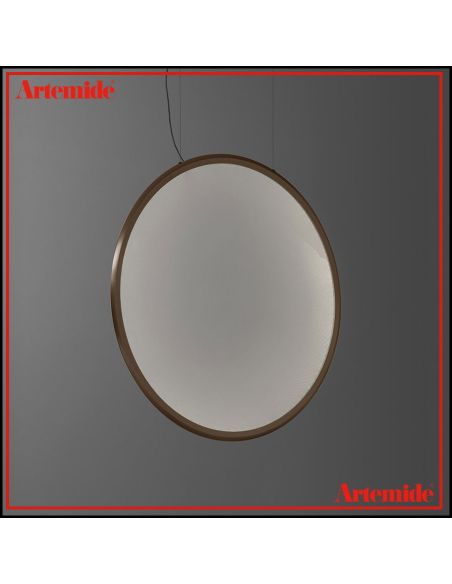 Artemide Lampada Sospensione Discovery Vertical 100 Bronzo Integralis Wv App