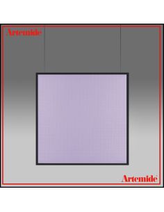 Artemide Discovery Space 90X90 Lampada Sospensione Nero Integralis Wv App