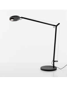 Demetra Professional Led Lampada Da Tavolo Artemide Solo Corpo Nero Opaco