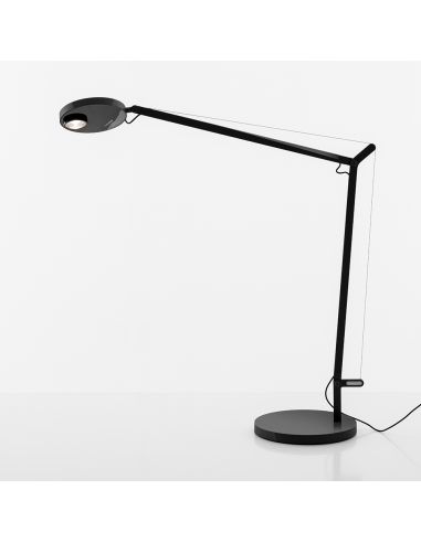 Demetra Professional Led Lampada Da Tavolo Artemide Solo Corpo Nero Opaco