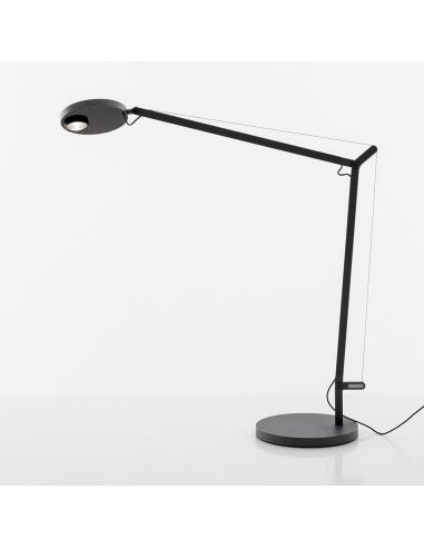 Demetra Professional Led Lampada Da Tavolo Artemide Solo Corpo Grigio