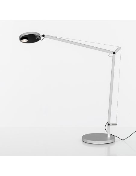 Demetra Professional Led Lampada Da Tavolo Artemide Solo Corpo Bianco