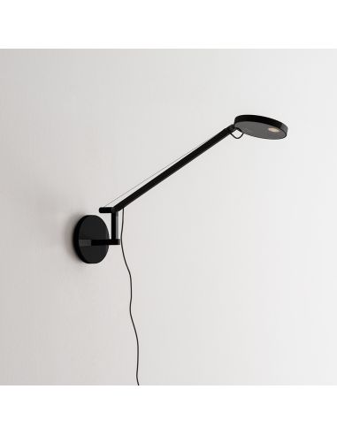 Artemide Demetra Micro Lampada Da Parete 2700K Nero Opaco