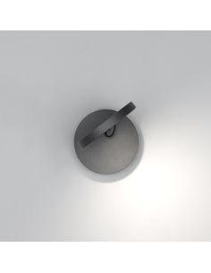 Artemide Demetra Led Grigia Lampada Da Parete Con Interruttore