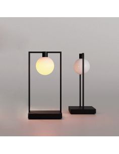 Artemide Curiosity 36 Lampada Da Tavolo W/Sphere Nero