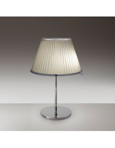 Artemide Choose Lampada Da Tavolo Cromo Rivestimento Pergamena