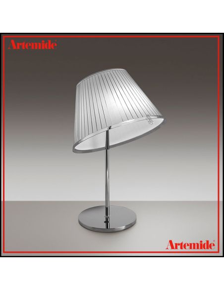 Artemide Choose Lampada Da Tavolo Cromo Rivestimento Bianco