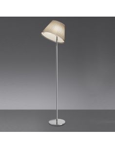 Artemide Choose Lampada Da Terra Cromo Rivestimento Pergamena
