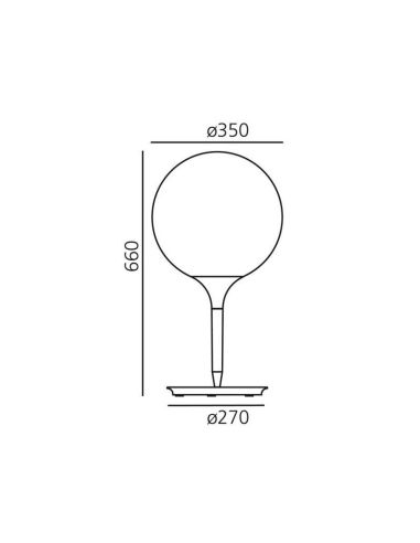 Castore Tavolo 350 Lampada Artemide