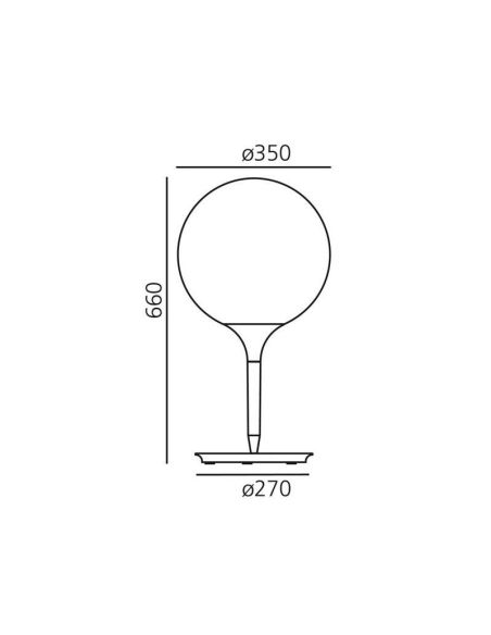 Castore Tavolo 350 Lampada Artemide