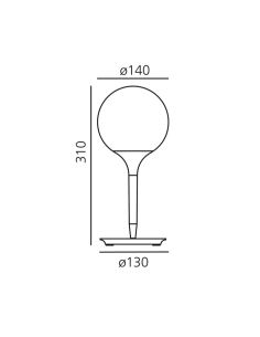 Castore Tavolo 140-E14 Lampada Artemide 2