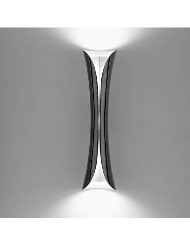 Artemide Cadmo Led Lampada Da Parete Bianco/Nero