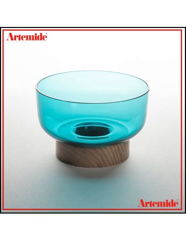 Artemide Bonta' Solo Base E Ciotola Vetro Turchese Lampada Da Tavolo