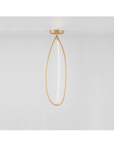 Artemide Arrival 130 Lampada Soffitto Oro