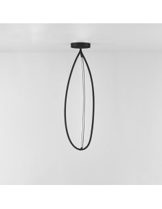 Artemide Arrival 130 Lampada Soffitto Nera