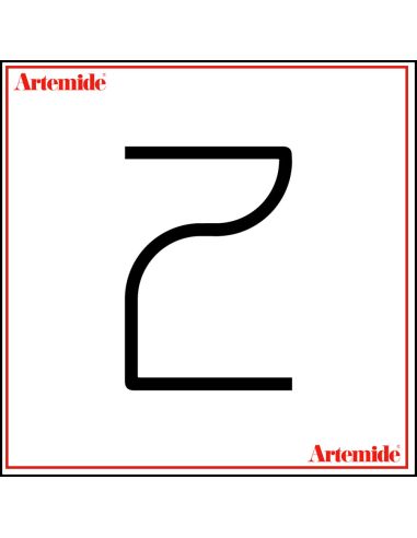 Artemide Alphabet Of Light Lampada Da Parete 'Z' Uppercase E Solo Supporto