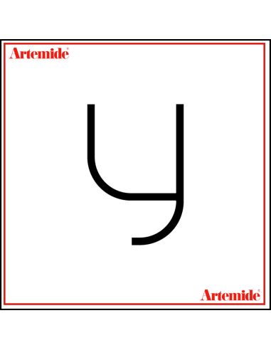 Artemide Alphabet Of Light Lampada Da Parete 'Y' Lowercase E Solo Supporto