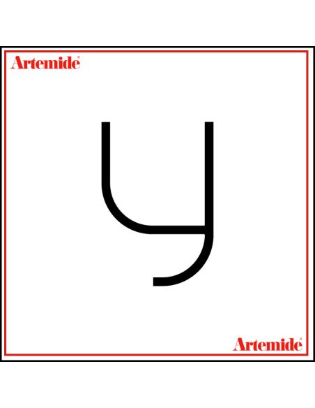 Artemide Alphabet Of Light Lampada Da Parete 'Y' Lowercase E Solo Supporto