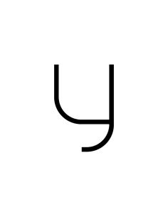 Artemide Alphabet Of Light Lampada Da Parete 'Y' Lowercase