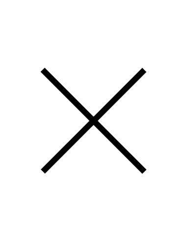 Artemide Alphabet Of Light Lampada Da Parete 'X' Uppercase