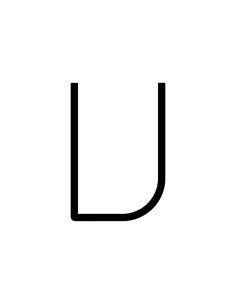 Artemide Alphabet Of Light Lampada Da Parete 'V' Uppercase