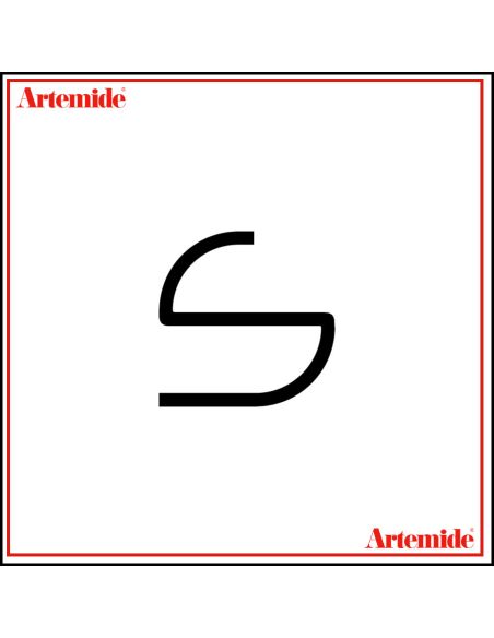 Artemide Alphabet Of Light Lampada Da Parete 'S' Lowercase E Solo Supporto