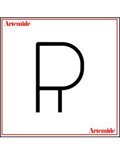 Artemide Alphabet Of Light Lampada Da Parete 'R' Uppercase E Solo Supporto