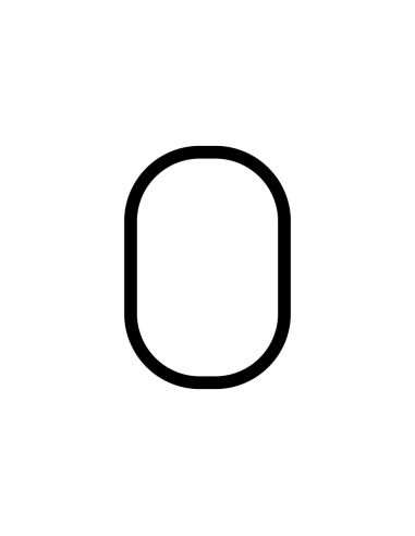 Artemide Alphabet Of Light Lampada Da Parete 'O' Uppercase