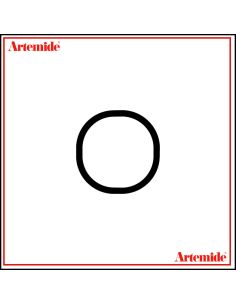 Artemide Alphabet Of Light Lampada Da Parete 'O' Lowercase E Solo Supporto