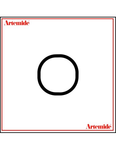 Artemide Alphabet Of Light Lampada Da Parete 'O' Lowercase E Solo Supporto