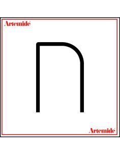 Artemide Alphabet Of Light Lampada Da Parete 'N' Uppercase E Solo Supporto