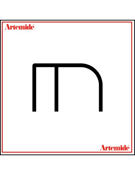 Artemide Alphabet Of Light Lampada Da Parete 'M' Lowercase E Solo Supporto